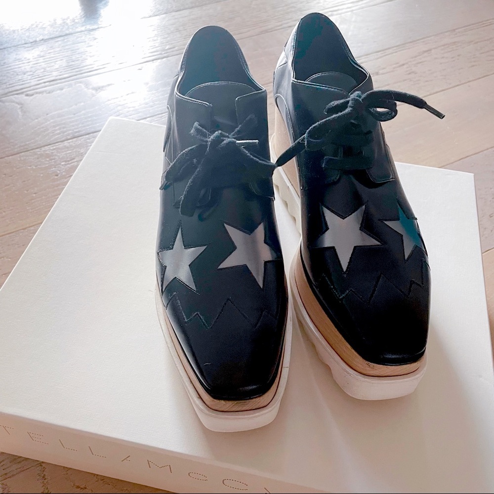 Like new cleaned Stella McCartney Elyse Platform Fashion Sneakers